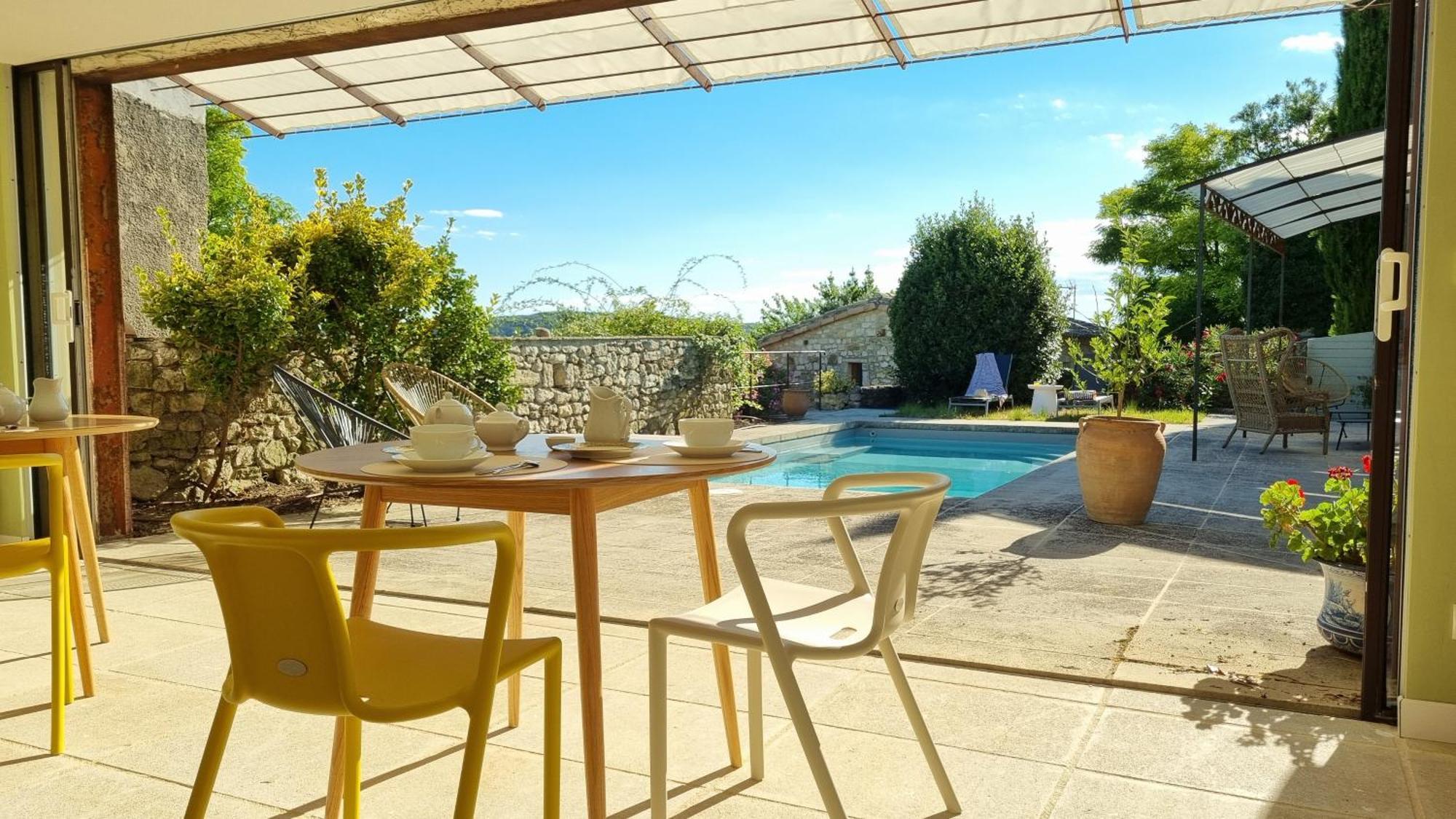 Les Toits De Valaurie Bed & Breakfast Bagian luar foto
